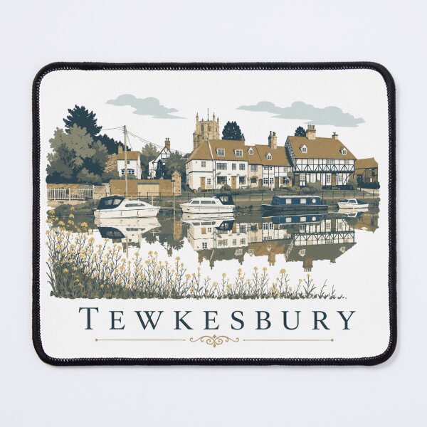 Item preview, Tewkesbury, Gloucestershire River Avon design  designed and sold by WheresTheTShirt.