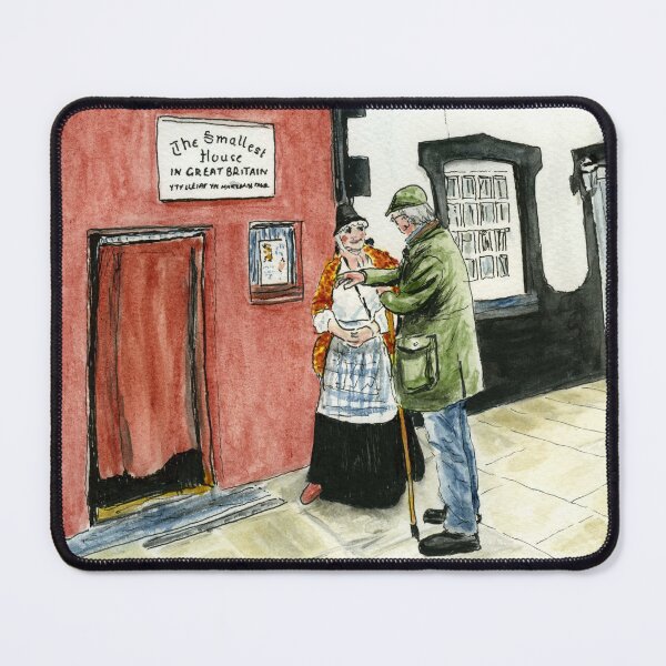 Item preview, Y Tŷ Lleiaf ym Mhrydain Fawr, Conwy, Gogledd Cymru - The Smallest House in Great Britain, Conwy, North Wales designed and sold by LymphomaLass.
