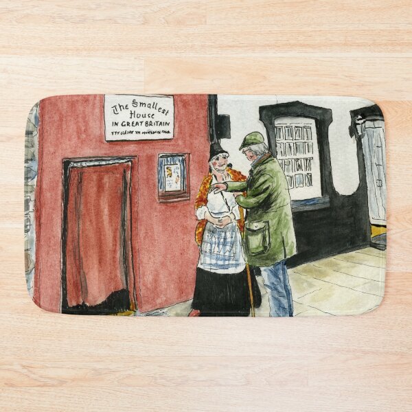 Item preview, Y Tŷ Lleiaf ym Mhrydain Fawr, Conwy, Gogledd Cymru - The Smallest House in Great Britain, Conwy, North Wales designed and sold by LymphomaLass.