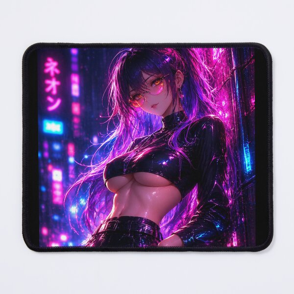 Item preview, Cyberpunk Neon Girl Anime Streetwear | Futuristic Waifu Aesthetic designed and sold by AnimDream .