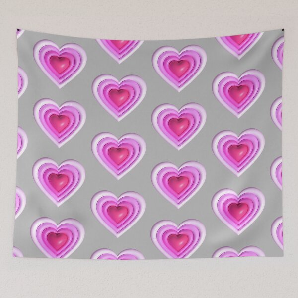 Item preview, 3D Puffy Heart | Cute Plastic Pastel Y2K designed and sold by Rawafi Art Studio.