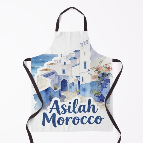 Aperçu de l'œuvre Asilah Morocco Coastal Medina créée et vendue par Modefissi.