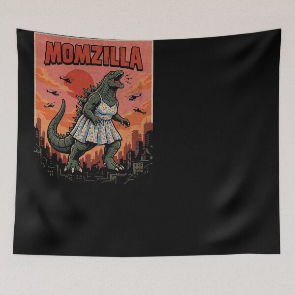 Item preview, Momzilla Retro Monster Mother Floral Dress designed and sold by d247.
