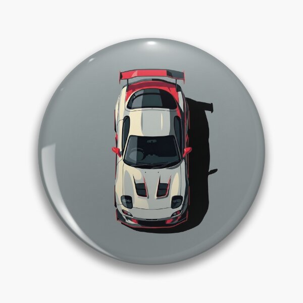 Artikelvorschau, Klassischer Mazda RX-7 FD Spirit R JDM Draufsicht Vektorillustration entworfen und verkauft von Motorline44.