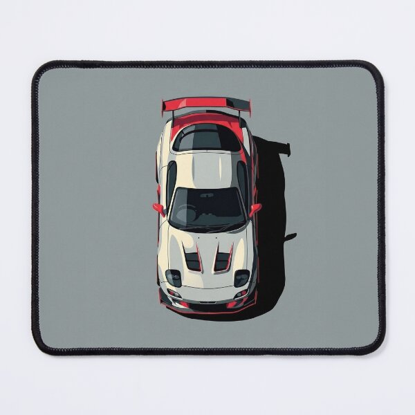 Item preview, Classic Mazda RX-7 FD Spirit R JDM Top View Vector Illustration designed and sold by Motorline44.