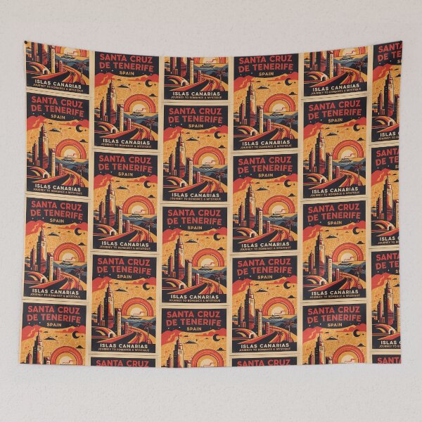 Item preview, Santa Cruz de Tenerife Spain 1950s Vintage Travel Tourism designed and sold by TravelersGems.