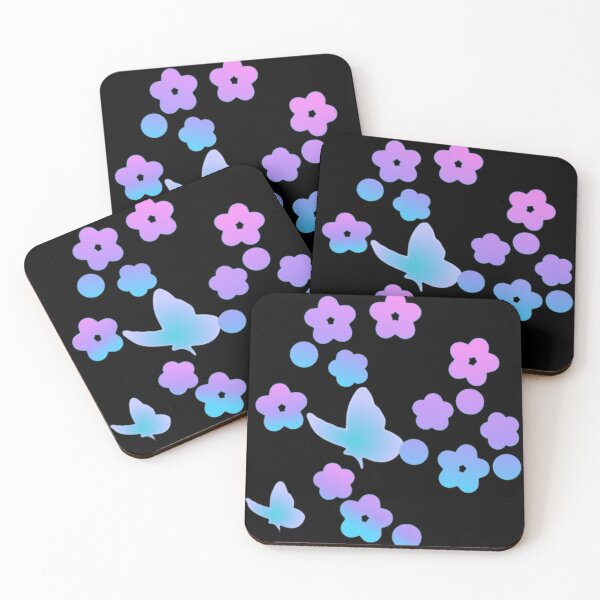 Item preview, Y2K Pastel Butterfly Flower Cyber Aesthetic Design designed and sold by Rawafi Art Studio.