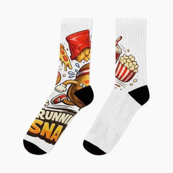 Item preview, Running On Snacks Funny Food Runner designed and sold by ShirtHatch.