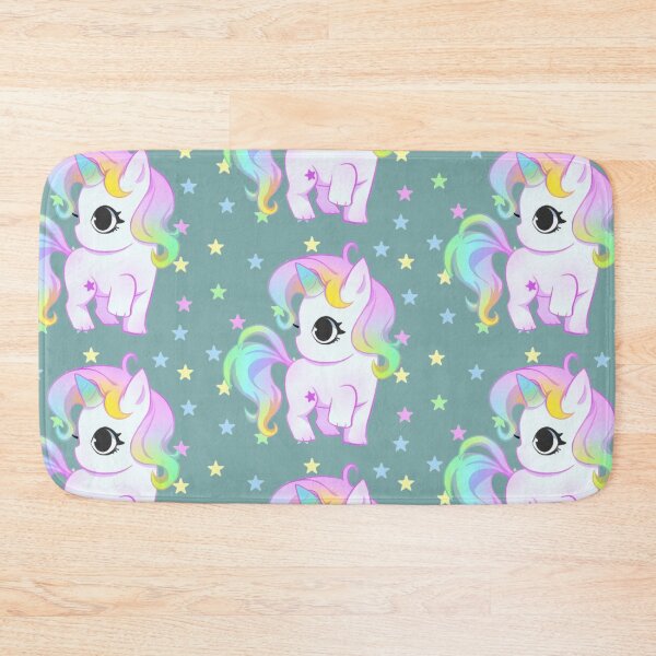 Item preview, Cute Kawaii Pastel Unicorn | Magic Girls Room Decor designed and sold by Rawafi Art Studio.