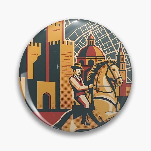 Item preview, Jerez de la Frontera Spain 1950s Vintage Travel Tourism designed and sold by TravelersGems.