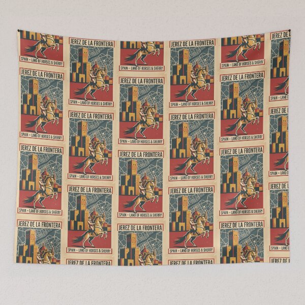 Item preview, Jerez de la Frontera Spain 1950s Vintage Travel Tourism designed and sold by TravelersGems.