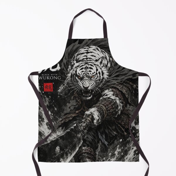 Item preview, Bai Hu Black Myth Wukong White Tiger Warrior Dark Fantasy designed and sold by Fei Long Design Hub.