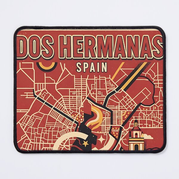 Item preview, Dos Hermanas Spain 1950s Vintage Travel Tourism designed and sold by TravelersGems.
