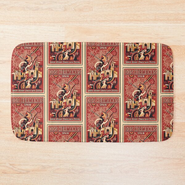 Item preview, Dos Hermanas Spain 1950s Vintage Travel Tourism designed and sold by TravelersGems.