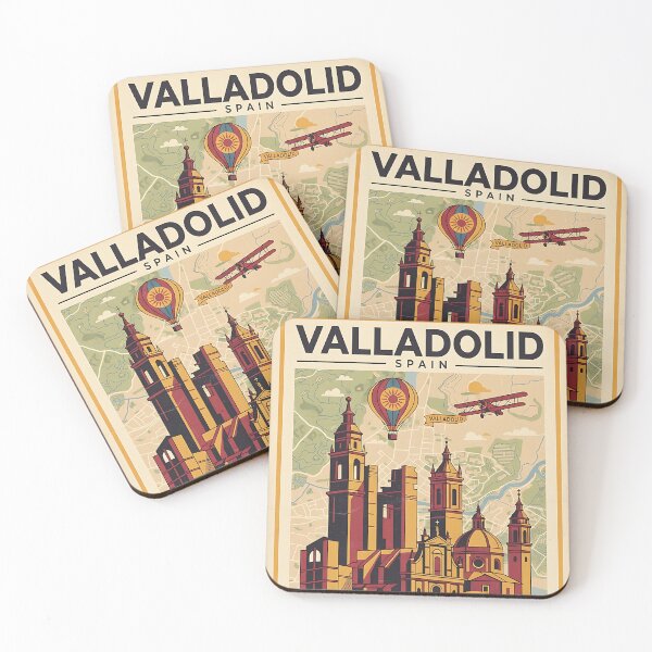 Item preview, Valladolid Spain 1950s Vintage Travel Tourism designed and sold by TravelersGems.