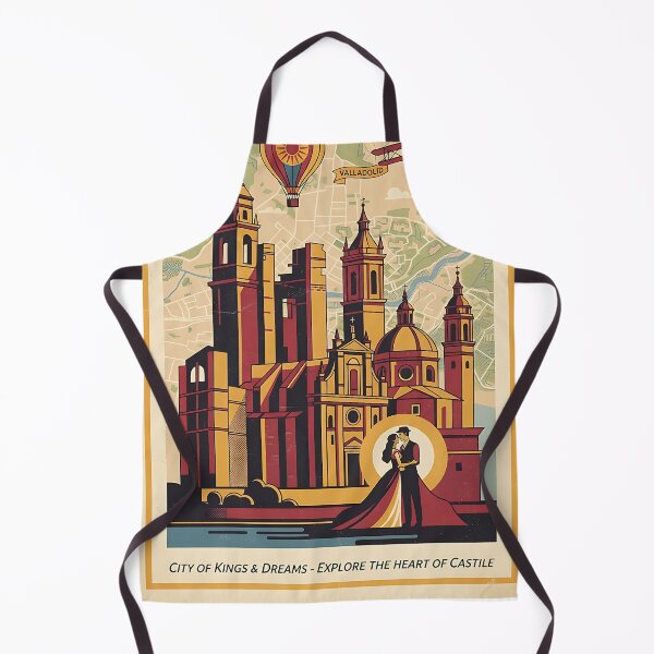 Item preview, Valladolid Spain 1950s Vintage Travel Tourism designed and sold by TravelersGems.