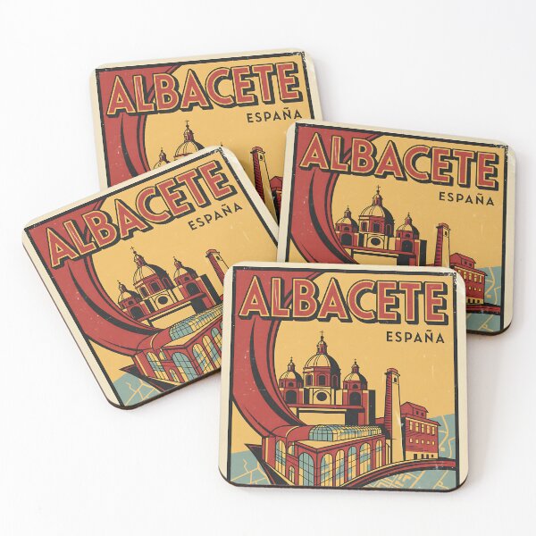 Item preview, Albacete Spain 1950s Vintage Travel Tourism designed and sold by TravelersGems.