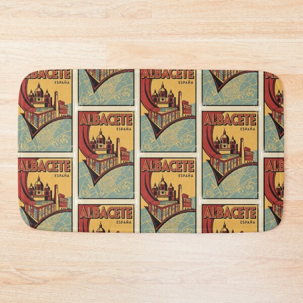 Item preview, Albacete Spain 1950s Vintage Travel Tourism designed and sold by TravelersGems.