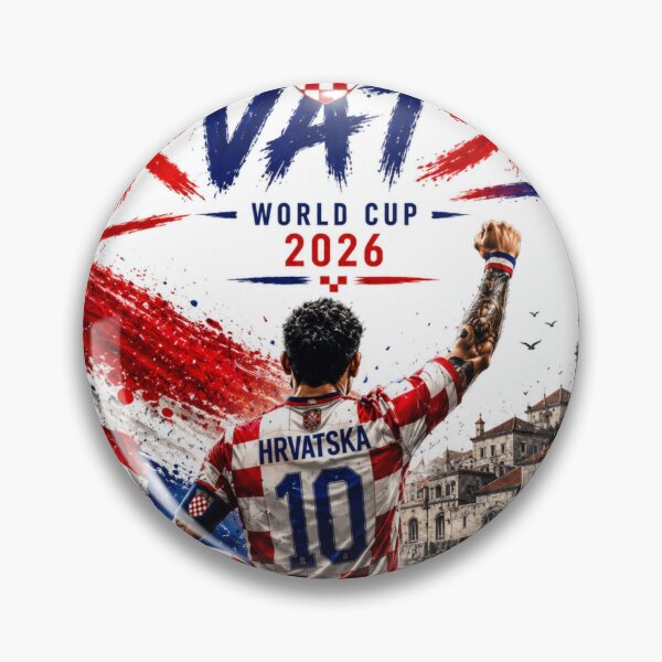 Item preview, Croatia Football Team World Cup 2026 Design | Hrvatska Soccer Fan Art designed and sold by allin14fun.