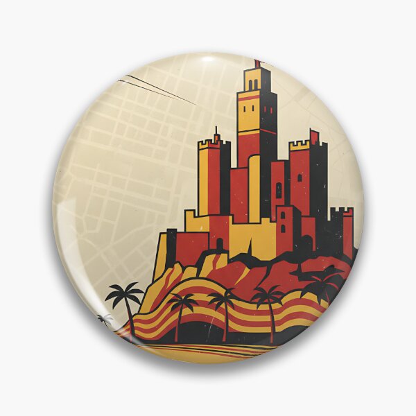 Item preview, Alicante Spain 1950s Vintage Travel Tourism designed and sold by TravelersGems.