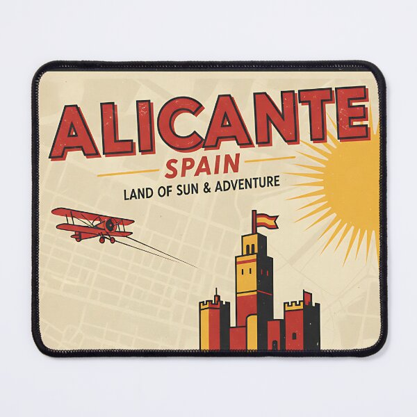 Item preview, Alicante Spain 1950s Vintage Travel Tourism designed and sold by TravelersGems.