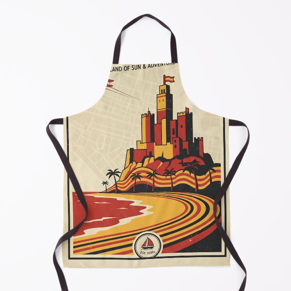Item preview, Alicante Spain 1950s Vintage Travel Tourism designed and sold by TravelersGems.