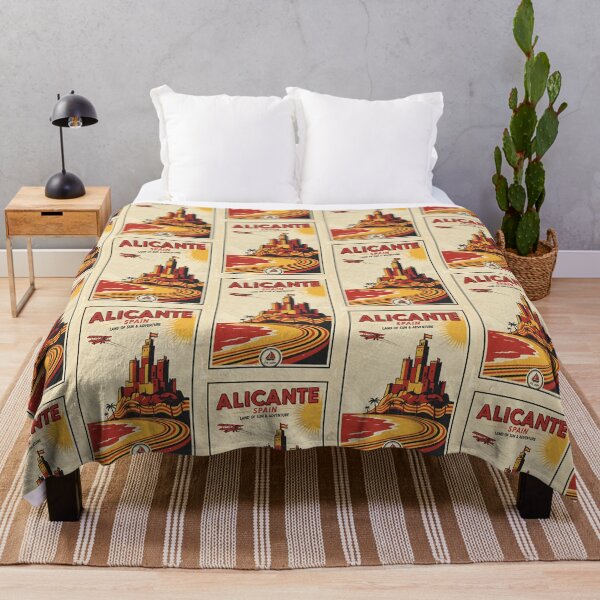 Item preview, Alicante Spain 1950s Vintage Travel Tourism designed and sold by TravelersGems.