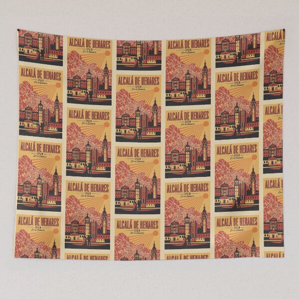 Item preview, Alcalá de Henares Spain 1950s Vintage Travel Tourism designed and sold by TravelersGems.