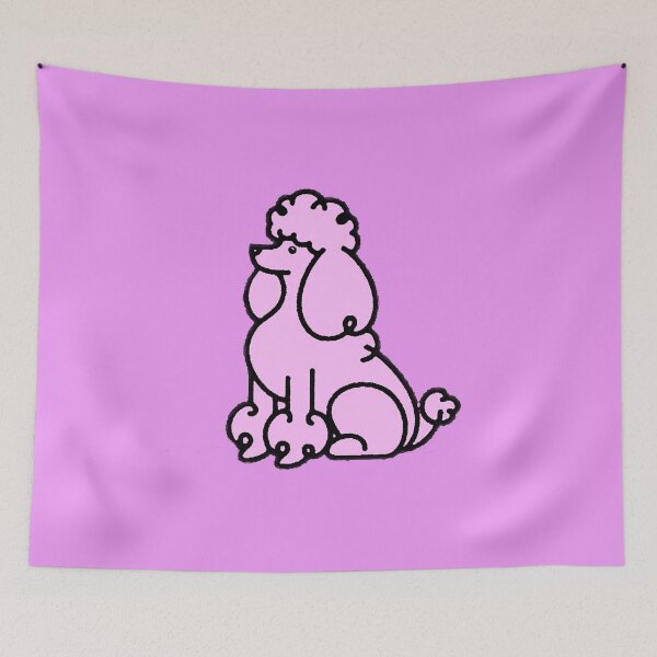 Item preview, Pink Poodle designed and sold by ViaARTfactory.