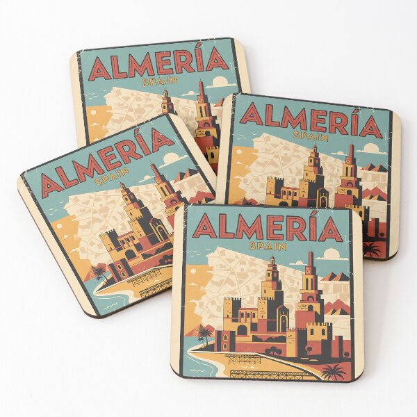 Item preview, Almería Spain 1950s Vintage Travel Tourism designed and sold by TravelersGems.