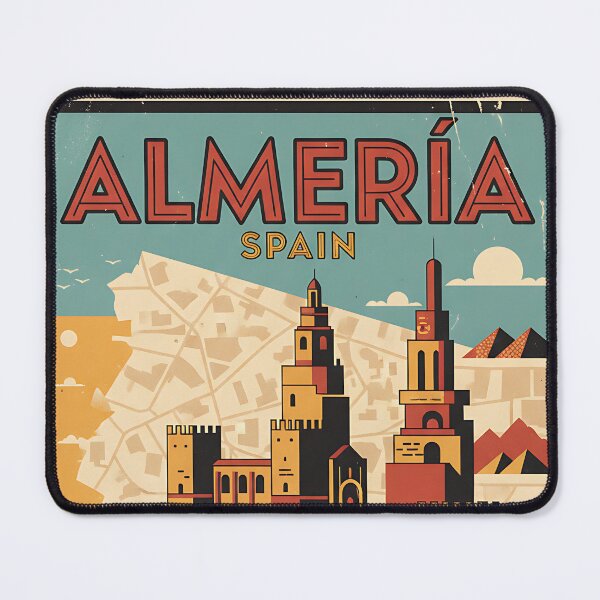 Item preview, Almería Spain 1950s Vintage Travel Tourism designed and sold by TravelersGems.
