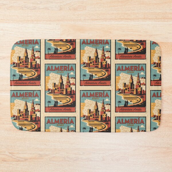 Item preview, Almería Spain 1950s Vintage Travel Tourism designed and sold by TravelersGems.