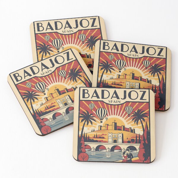 Item preview, Badajoz Spain 1950s Vintage Travel Tourism designed and sold by TravelersGems.