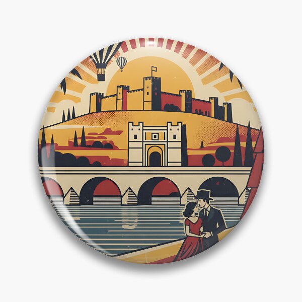 Item preview, Badajoz Spain 1950s Vintage Travel Tourism designed and sold by TravelersGems.
