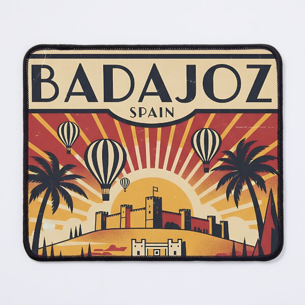 Item preview, Badajoz Spain 1950s Vintage Travel Tourism designed and sold by TravelersGems.