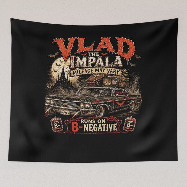 Item preview, VLAD THE IMPALA COLLECTION: B- NEGATIVE designed and sold by WheelieGdArt.