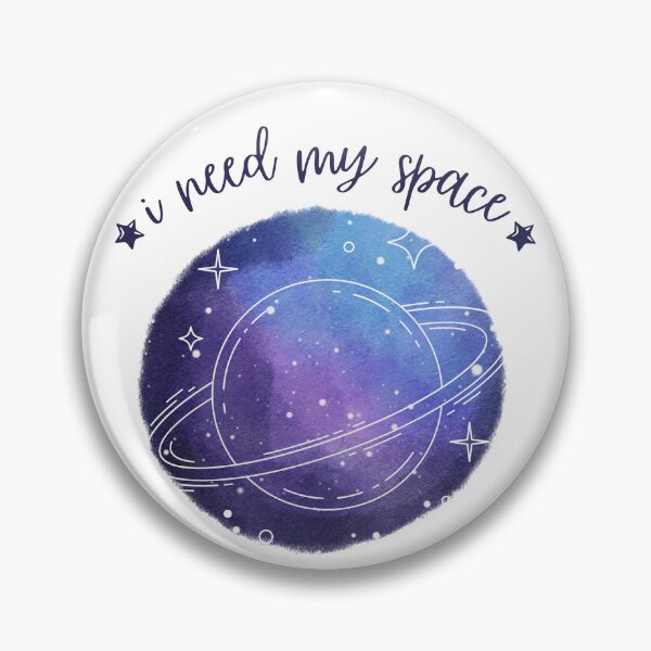 Item preview, I Need My Space Aesthetic Planet Doodle Introvert Quote  designed and sold by AestHenni17.