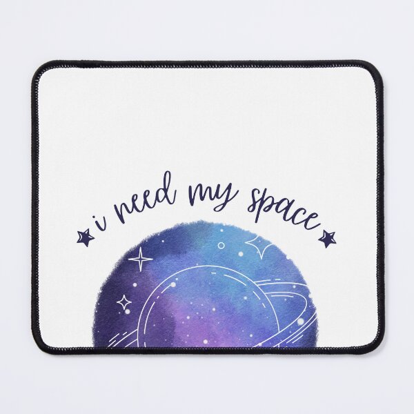 Item preview, I Need My Space Aesthetic Planet Doodle Introvert Quote  designed and sold by AestHenni17.