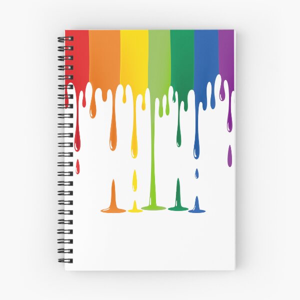 Item preview, Rainbow Dripping Paint Liquid Abstract Art designed and sold by SolutionsArt.