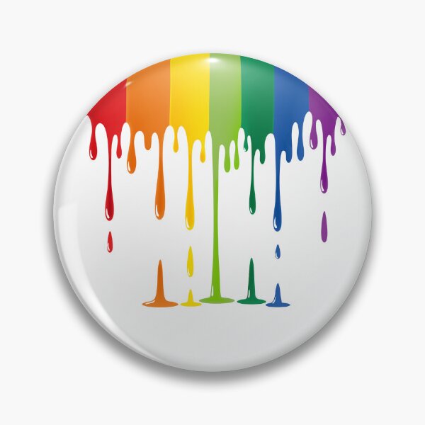 Item preview, Rainbow Dripping Paint Liquid Abstract Art designed and sold by SolutionsArt.