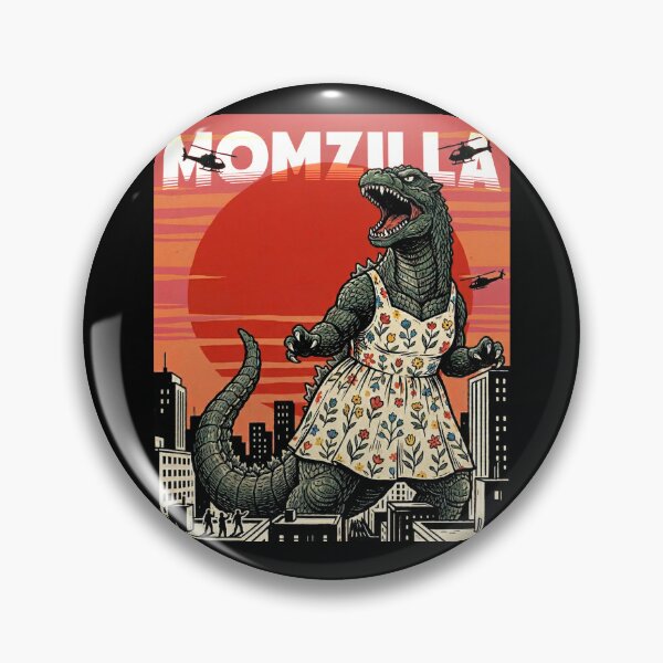 Item preview, Momzilla Roaring Monster Mother City Floral Dress designed and sold by d247.