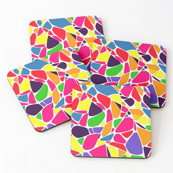 Item preview, Mosaic Style Colorful Abstract Art Scattered Designs Pattern  designed and sold by DEC02.