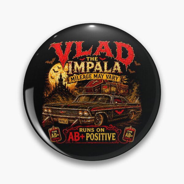 Item preview, VLAD THE IMPALA COLLECTION: AB+ HI-VIBES 60'S 70'S CLASSIC designed and sold by WheelieGdArt.