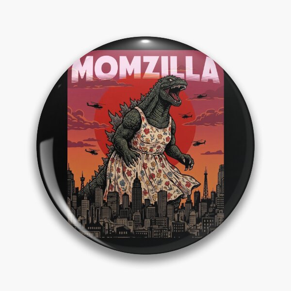 Item preview, Momzilla Roaring Monster Floral Dress City designed and sold by d247.
