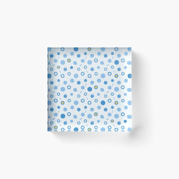 Item preview, Blue Bubble Polka Dots designed and sold by Sharon Schwalbe.