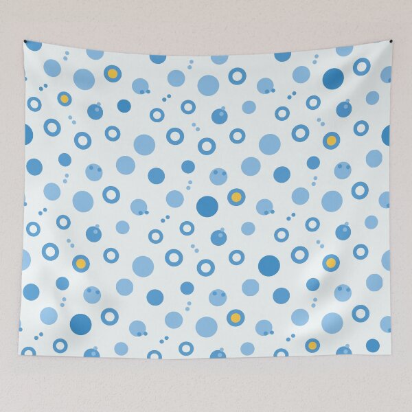 Item preview, Blue Bubble Polka Dots designed and sold by Sharon Schwalbe.