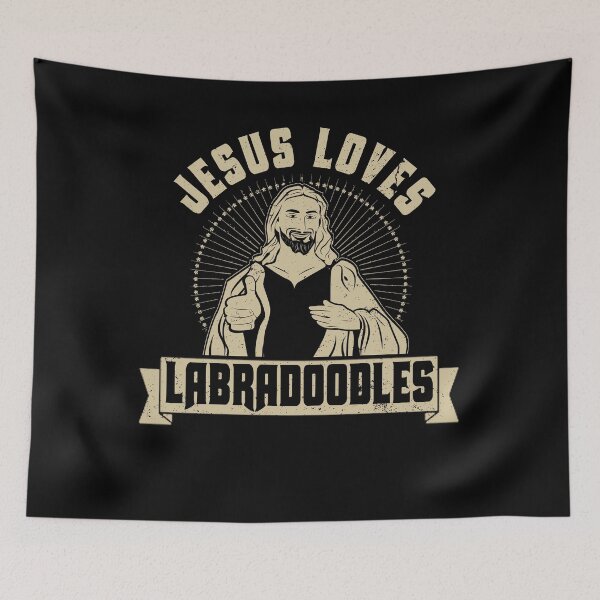 Item preview, Jesus Loves Dogs Labradoodles Dog Lover Gift designed and sold by shoppzee.