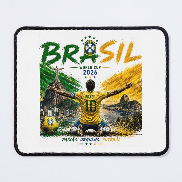 Item preview, Brazil Football Team World Cup 2026 Design | Brazil Soccer Fan Art for True Supporters designed and sold by allin14fun.