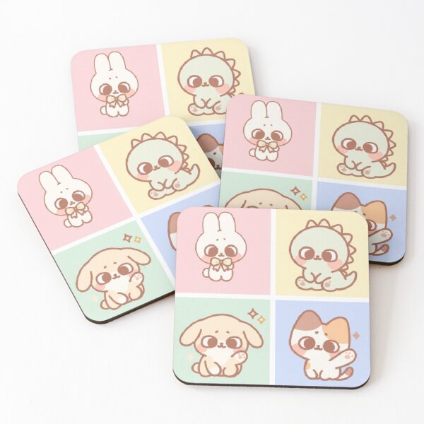 Item preview, Pastel Cute Animal Friends Collection designed and sold by SunCraftStudio.
