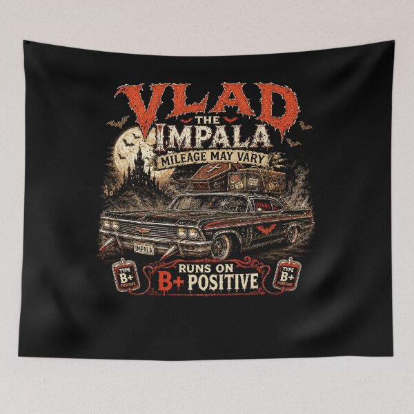 Item preview, VLAD THE IMPALA COLLECTION: B+ POSITIVE designed and sold by WheelieGdArt.